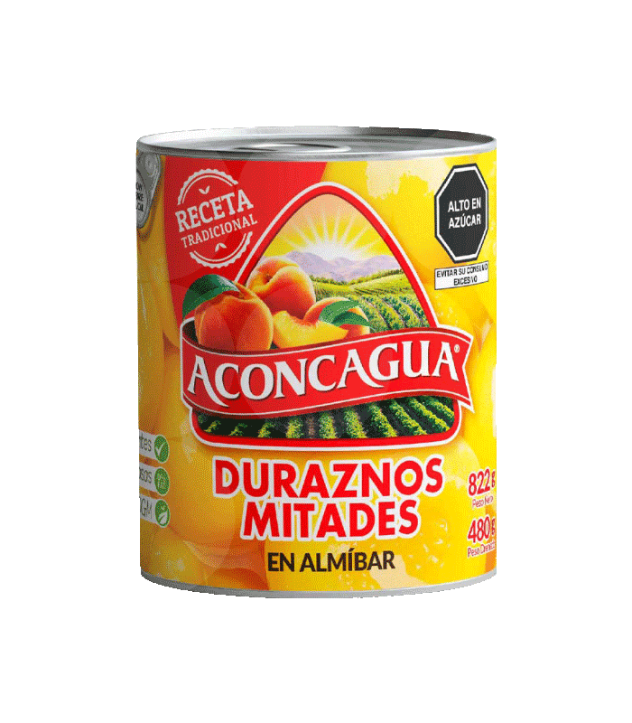 ACONCAGUA DURAZNO EN ALMÍBAR 822 GR Favel